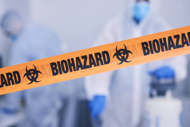 Professional Biohazard Cleanup technician working in Frazier Park, CA